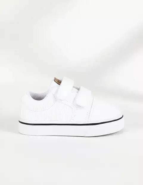 ZAPATILLAS CON ABROJO LONA BLANCA - comprar online