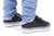 ZAPATILLAS CON ABROJO BEBES NEGRO ECOCUERO - Weeskids