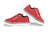 ZAPATILLAS CON ABROJO BEBES Y NIÑOS DE ECOCUERO ROJO en internet