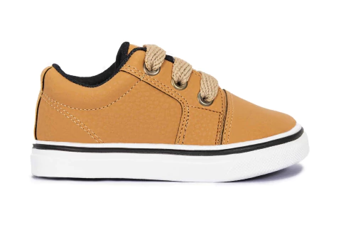 ZAPATILLAS PARA BEBES Y NIÑOS CAMEL ECO CUERO 18-26 - comprar online