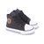 BOTA STARS P.U ECO CUERO NEGRO BEBE Y NIÑO 18-26 / 27-34 - comprar online