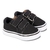 ZAPATILLAS CON ABROJO BEBES NEGRO LONA - comprar online
