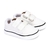 ZAPATILLAS CON ABROJO PARA BEBES BLANCO BRILLO LONA - comprar online