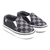 PANCHA PARA BEBES Y NIÑOS CUADRILLE GRIS CON NEGRO - comprar online