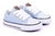 ZAPATILLAS CORDON BAJAS PARA BEBES Y NIÑOS LONA CELESTE 18-26 / 27-34 - Weeskids
