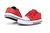ZAPATILLAS CORDON BAJAS PARA BEBES Y NIÑOS ECO CUERO ROJO STAR 18-26 / 27-34 - Weeskids