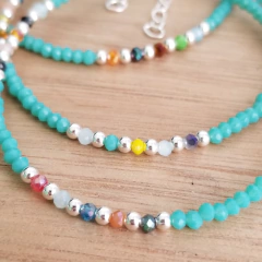 Pulsera Fradi Extensible 20cm Bolitas Plata 925 - tienda online