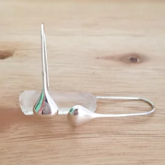 Aros Drop Colgantes 25mm Plata 925