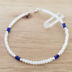 Pulsera Cloud Extensible 20cm Cubic Blanco Plata 925 - tienda online