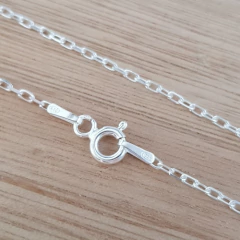 Cadena Forcet Diamantada 60cm Italiana Plata 925 en internet