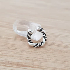 Aro Bosco Mini Cuff Bidu Boho 0.9mm Plata 925 - tienda online