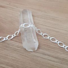Pulsera Margot Diamantada Eslabón 3mm Plata 925 18,5cm - comprar online