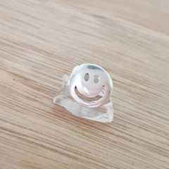 Aro Smile Emoji Carita Feliz 10mm Plata 925 (por Unidad) - comprar online