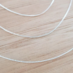 Cadena Veneciana Italiana 45cm Plata 925 en internet
