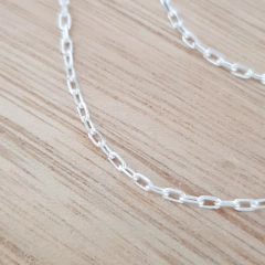 Cadena Forcet Diamantada 60cm Italiana Plata 925 - tienda online