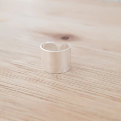 Aro Gala Cuff Bidu A Presión 7mm Plata 925 - comprar online