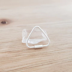 Aro Kefrén Argollita Triángulo 13mm Plata 925 (por Unidad)