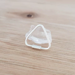 Aro Kefrén Argollita Triángulo 13mm Plata 925 (por Unidad) - comprar online
