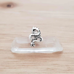 Aro Snake Boho Viborita 10mm Plata 925