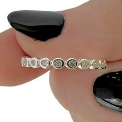 Anillo Udai Sin Fin Cubic Plata 925