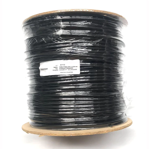 50mts De Cable Dmx Profesional 120 Ohm. Marca Western