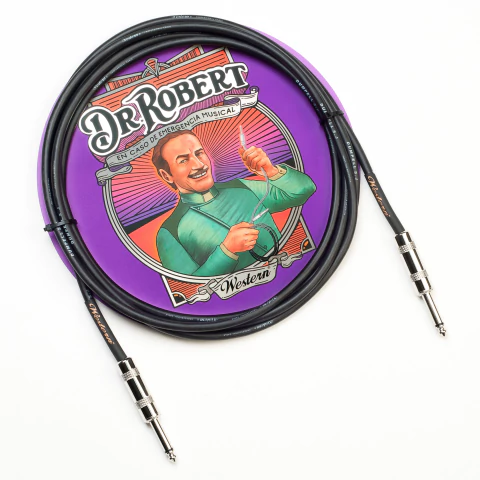 Dr Robert by Western - Cable Plug Recto a plug recto para instrumento. (Código DR-RR)