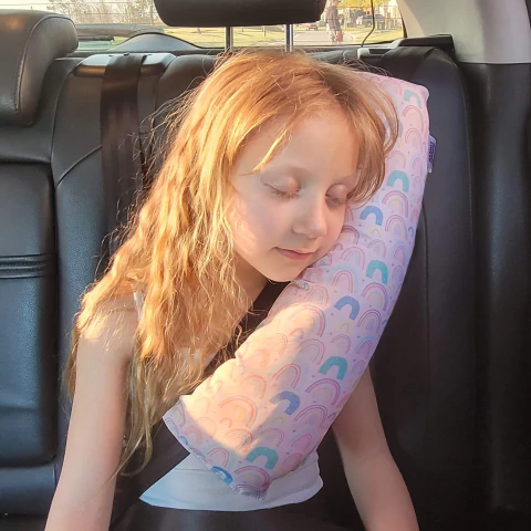 Almohadón cinturón para el auto - Arco Iris