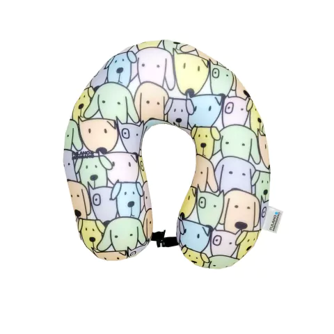 Almohada Cuello Cervical Viaje - Perritos