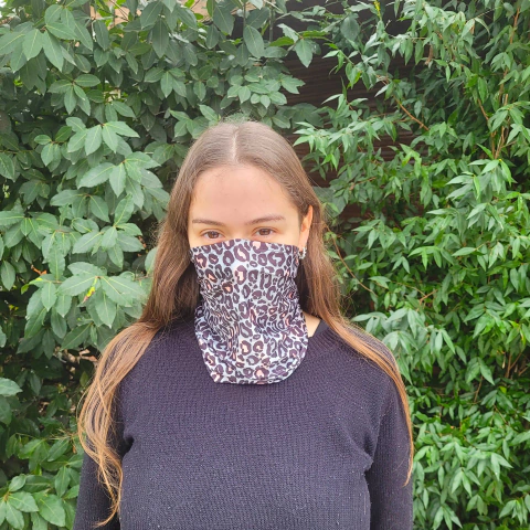 Cuello De Lycra Multiuso - Animal Print