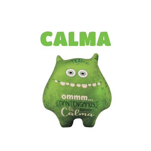 Almohadón Monstruo Emoción de Plush Chico - Calma