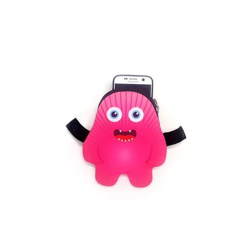 Porta Llaves neoprene monstruo - Fucsia