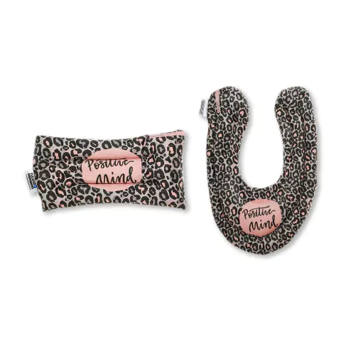 Kit Cuello Térmico Cervical + Almohadilla Frío Calor Relax - Animal Print