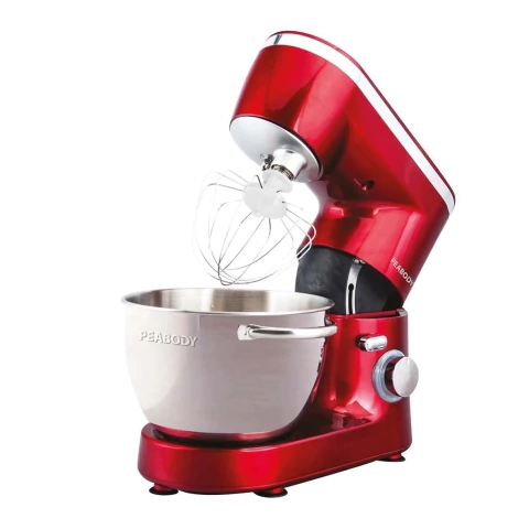 batidora planetaria roja con bowl
