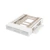 cama box blanca de 160 cm de ancho