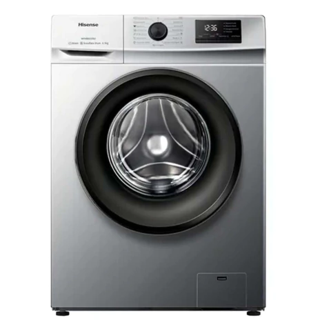 Lavarropas carga frontal color gris