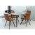 MESA RECTANGULAR DE COMEDOR SIMIL MARMOL NEGRA 1,40 M - comprar online
