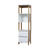 MODULO 2 CAJONES CALABRIA RICCHEZZE HICKORY/BLANCO - tienda online