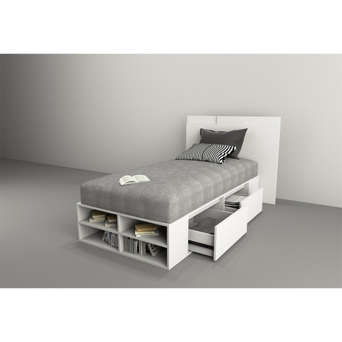 BOX JUVENIL 0.90M 1 PLAZA TABLE´S CON CAJONES ABAJO - comprar online