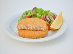 Medallones de pollo con jamón y queso