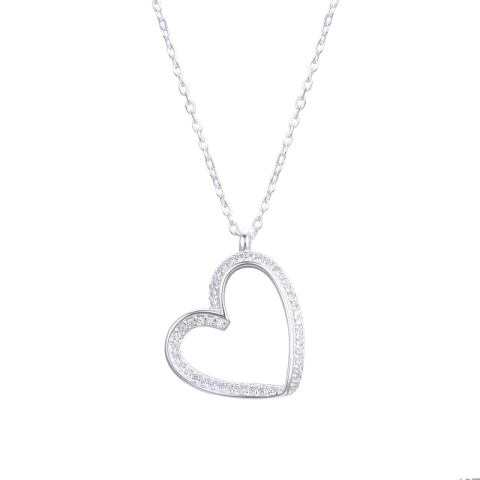 Cadena corazon calado 2 - comprar online