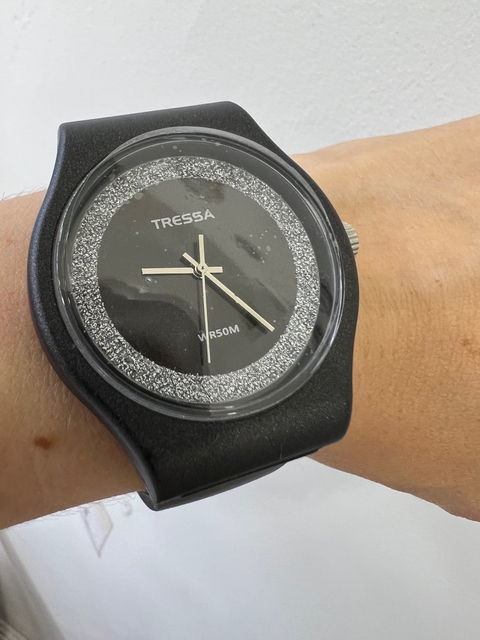Reloj tressa funny negro