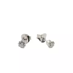 Aros cubic engarzados 5mm -cristal