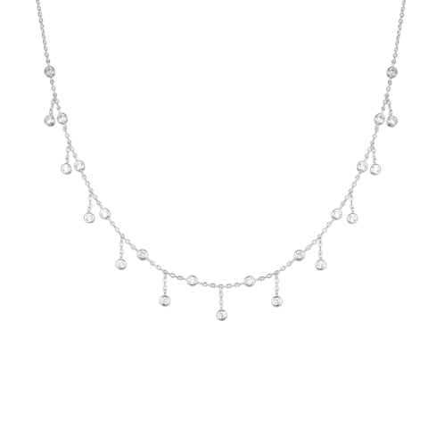 Cadena choker punto de luz