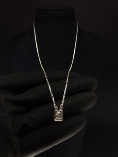 Escapulário Tijolinho M (cód 6) - Prata 925 na internet