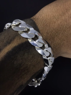 Pulseira Grumet 16mm - Prata 925