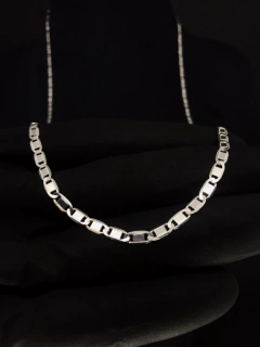 Corrente Piastrine 70cm x 4mm - Prata 925 - comprar online