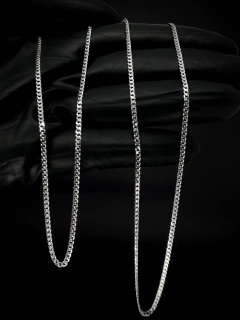 Corrente Grumet 70cm x 2mm - Prata 925 - comprar online