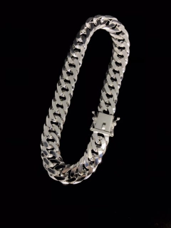 Pulseira Elo Duplo 10mm Gaveta - Prata 925 - loja online