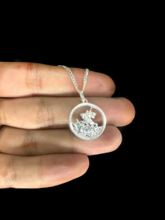 Pingente São Jorge P - Prata 925 - Brandels Joias - Prata 925