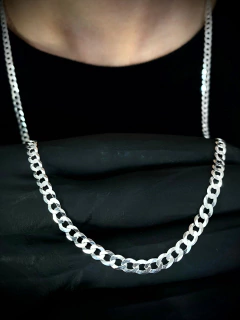 Conjunto Grumet 4mm corrente + pulseira - Prata 925 na internet